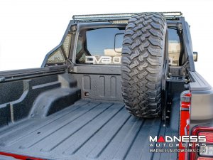 Jeep Gladiator Adjustable Stand up Tire Carrier - In-Bed by DV8